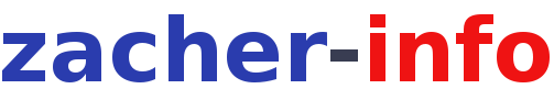 Logo/Schriftzug - zacher-info.de